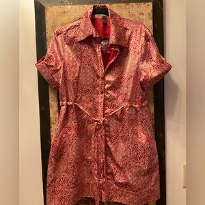 Green label Tracy Porter belted jacket